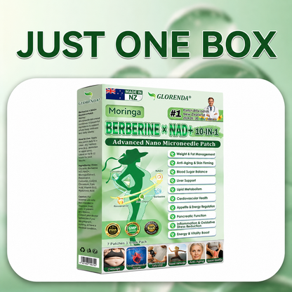Official Store | 🌵 GLORENDA Moringa Berberine NAD Plus Ten in One Advanced Nano Microneedle Patch Just Once a Day Visible Changes in Seven Days ✅ For Obesity Loose Skin Diabetes Sleep Apnea Joint Issues and More 🎁